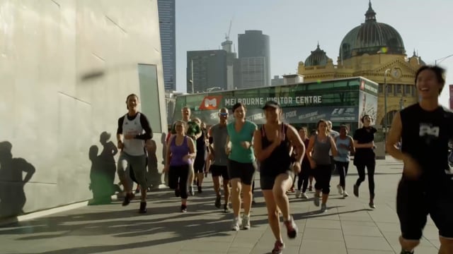 Free health and exercise program at Federation Square