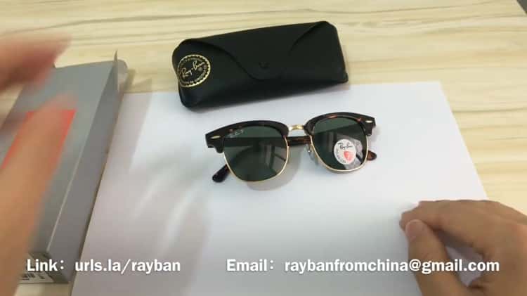 Ray ban clearance clubmaster unboxing