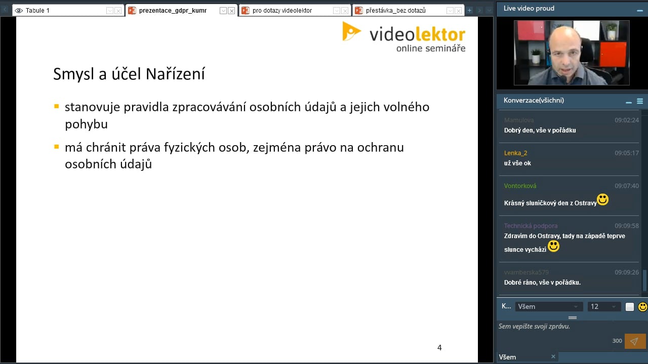 GDPR a ochrana osobních údajů