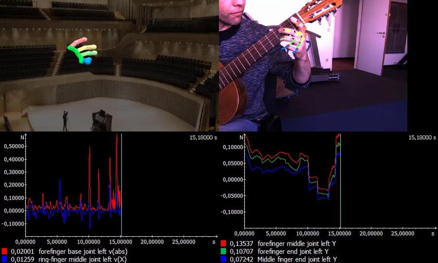 Hand and Finger Motion Capture - markerless technology on Vimeo