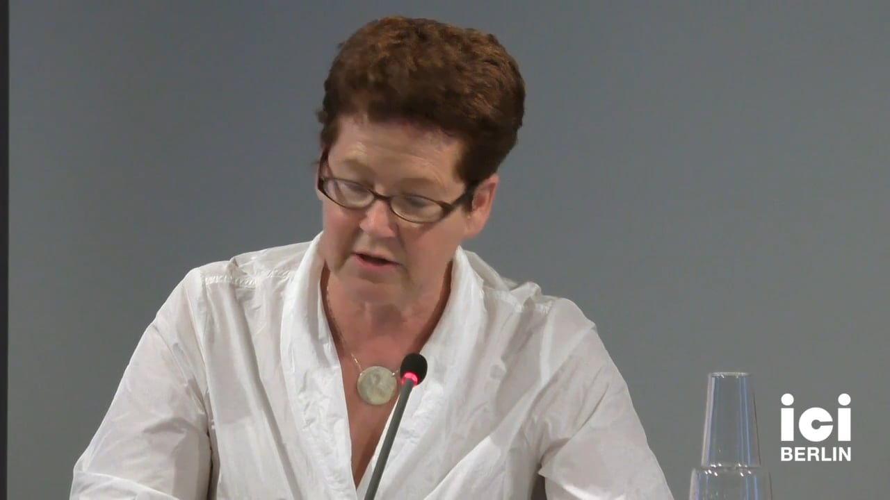 Talk by Dorothea Mücke (Panel II)