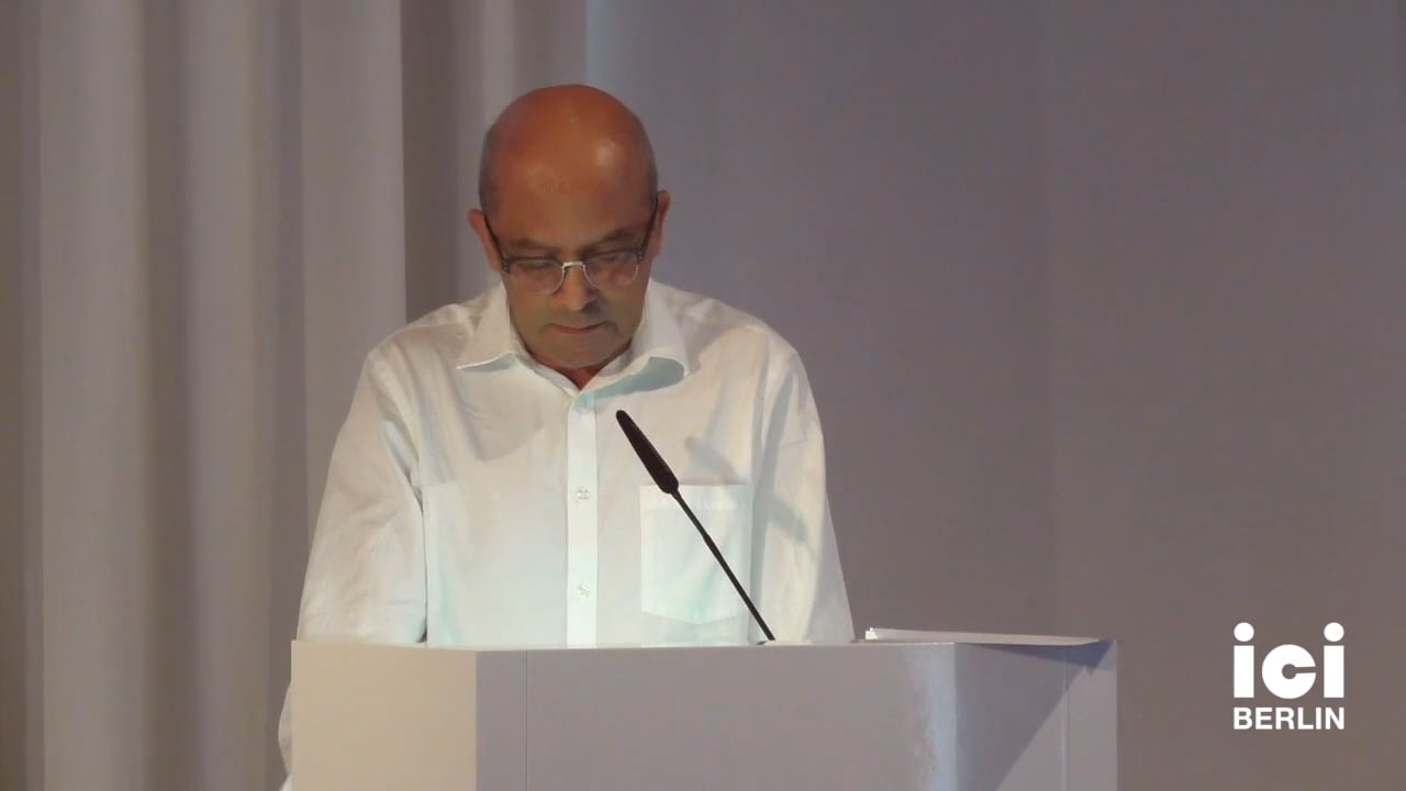 Talk by Ali Benmakhlouf (Panel V)