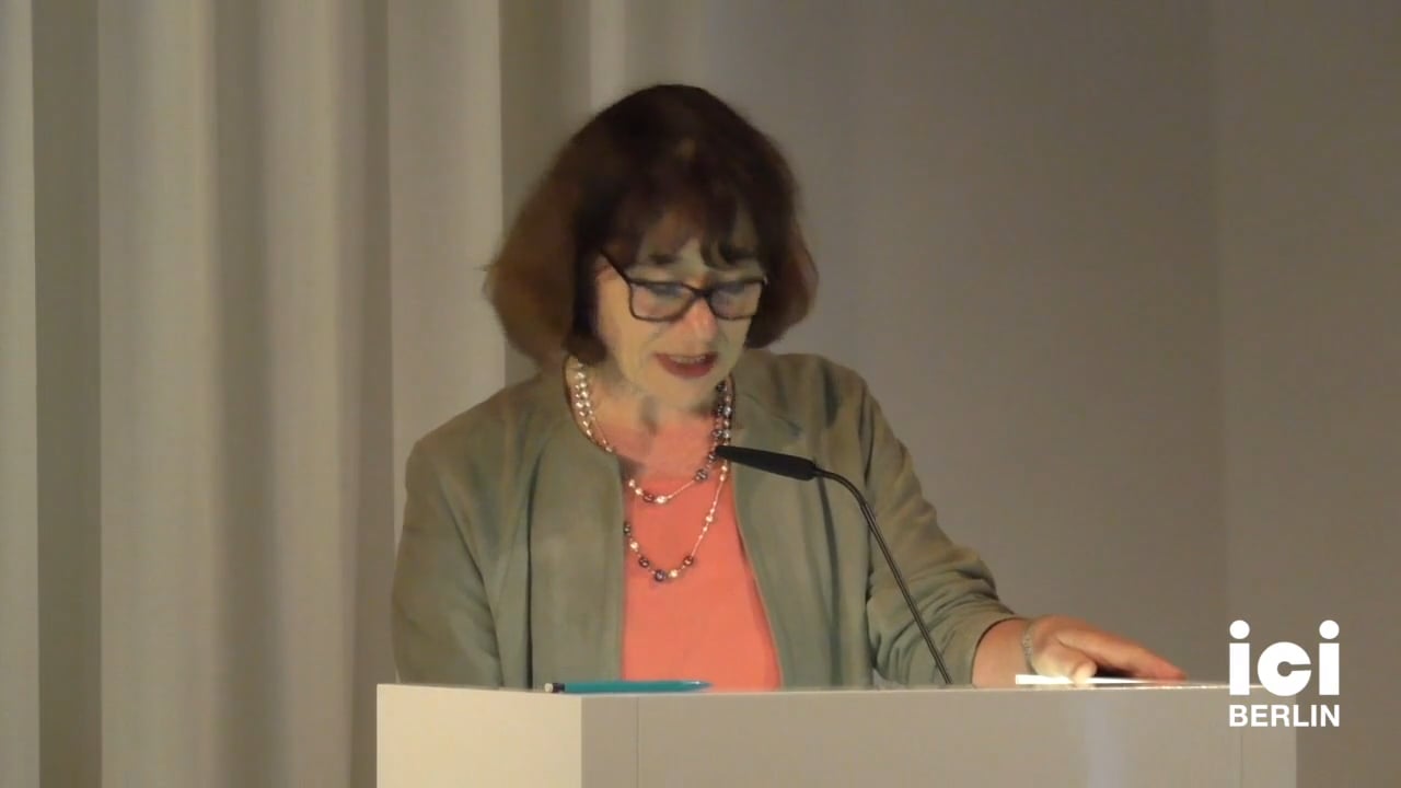 Talk by Astrid Deubner-Mankowsky (Panel VII)