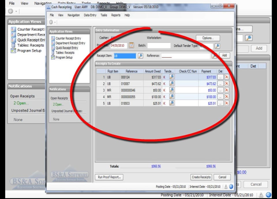 Scanning Barcoded Bills