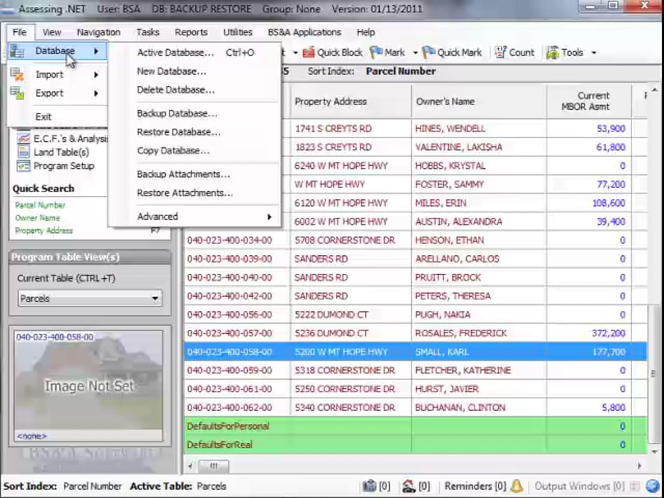 Restoring Attachments