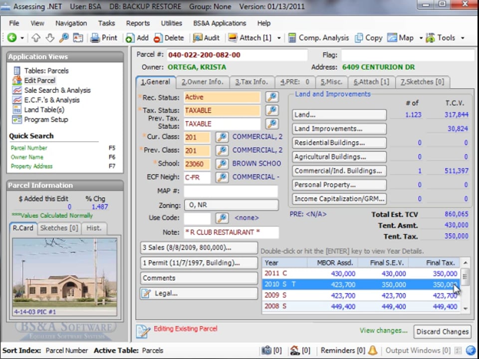 Entering an Adjustment