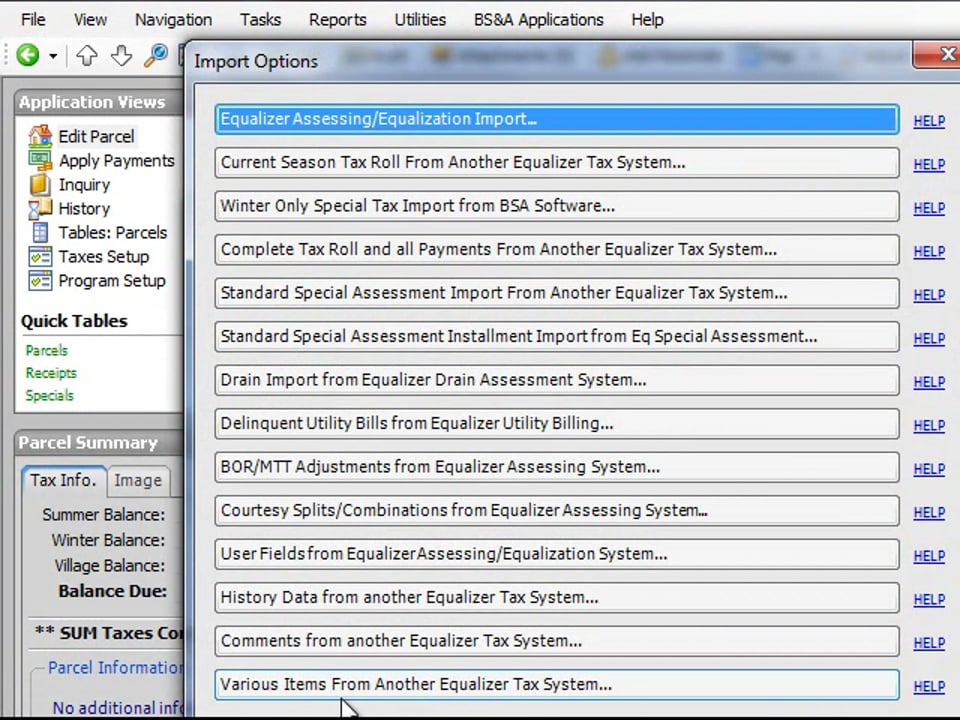Mortgage Codes by Parcel from prior Year