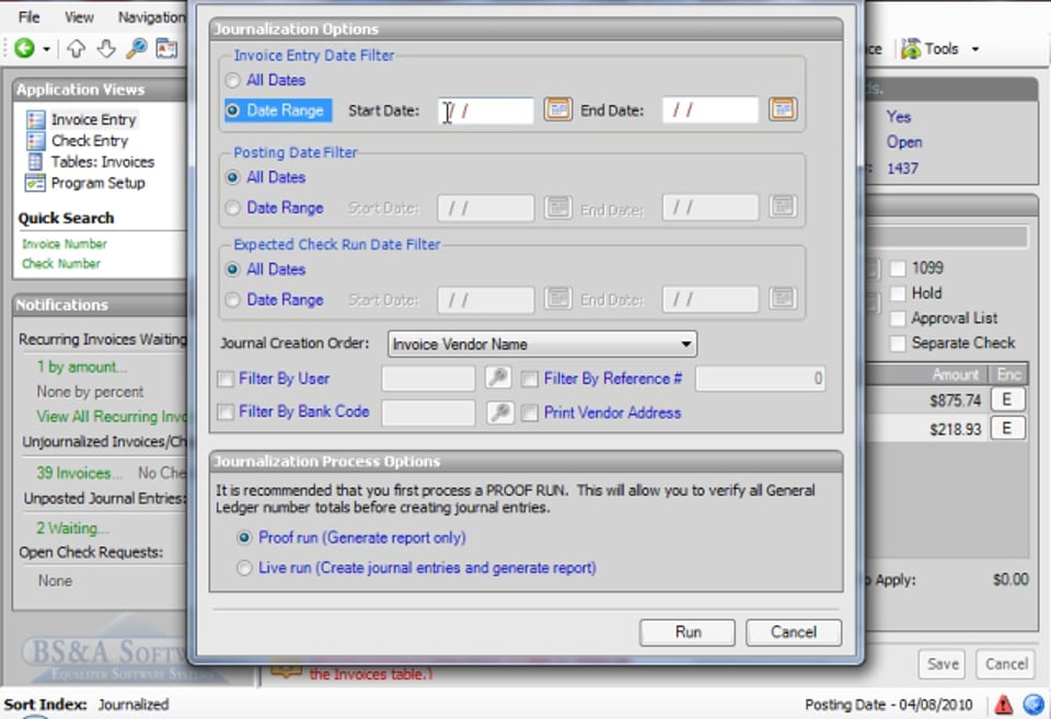 Journalizing Invoices