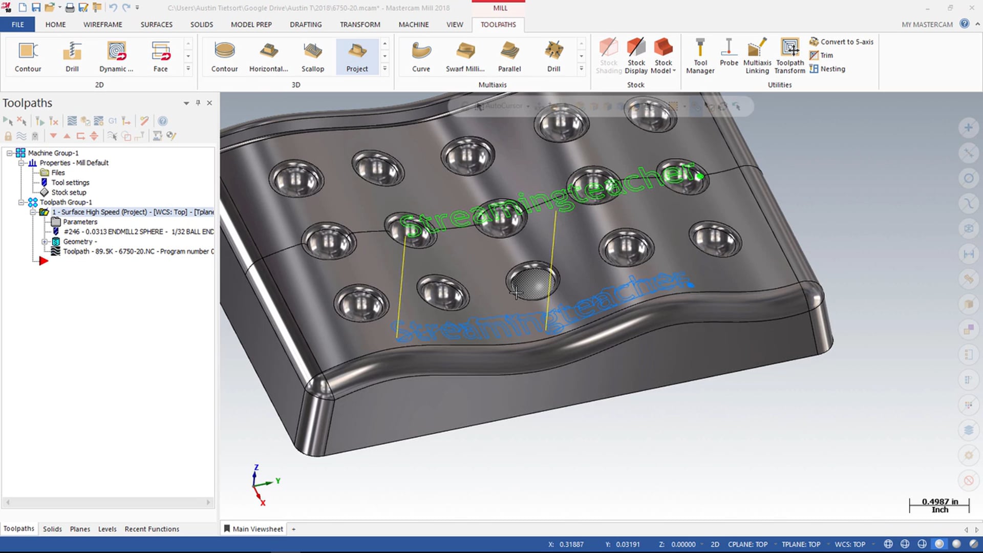 Surface High Speed Finish Project