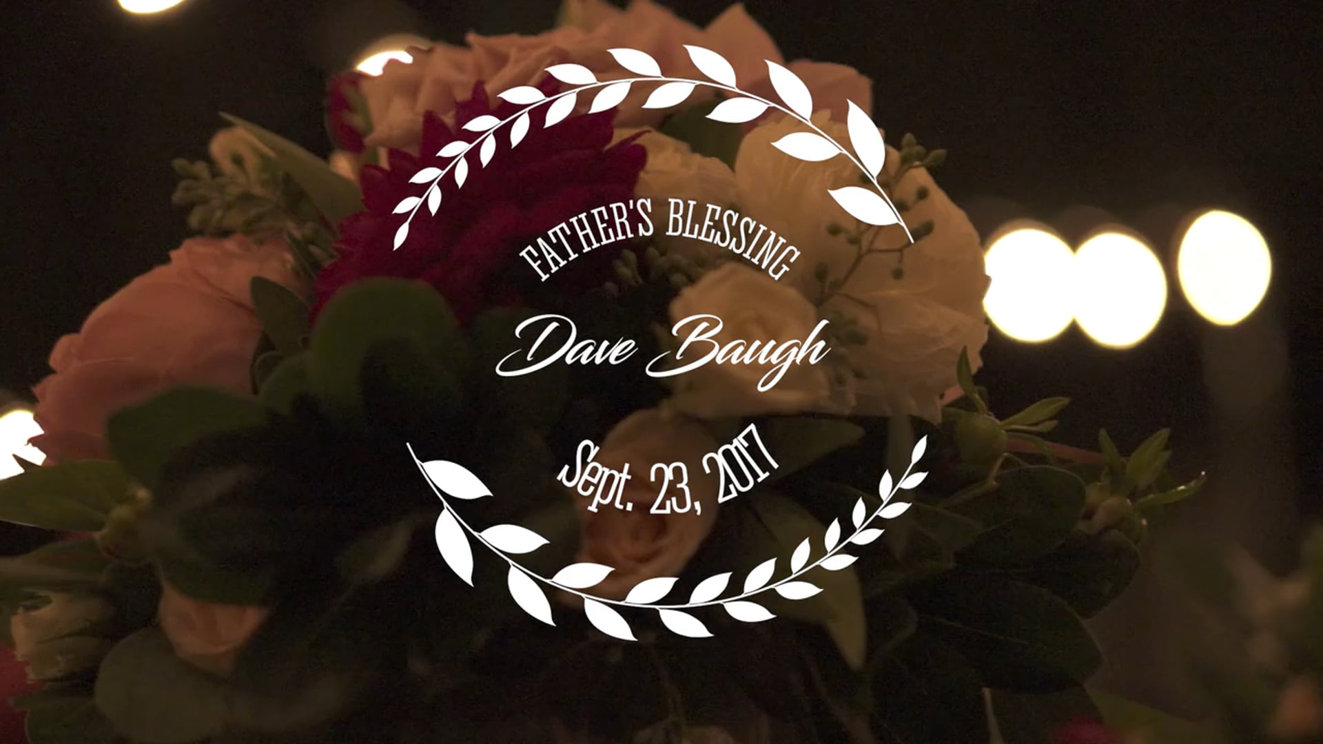 Melissa + Erik Prosser Wedding - Dad's Blessing