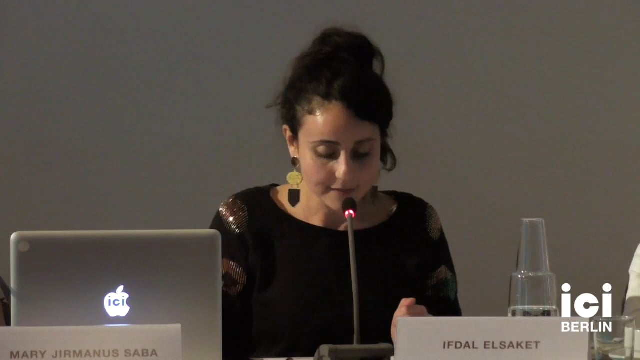 Talk by Ifdal Elsaket (Panel IV)