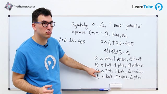 SCIO matika - 04. Doplňování operací za symboly