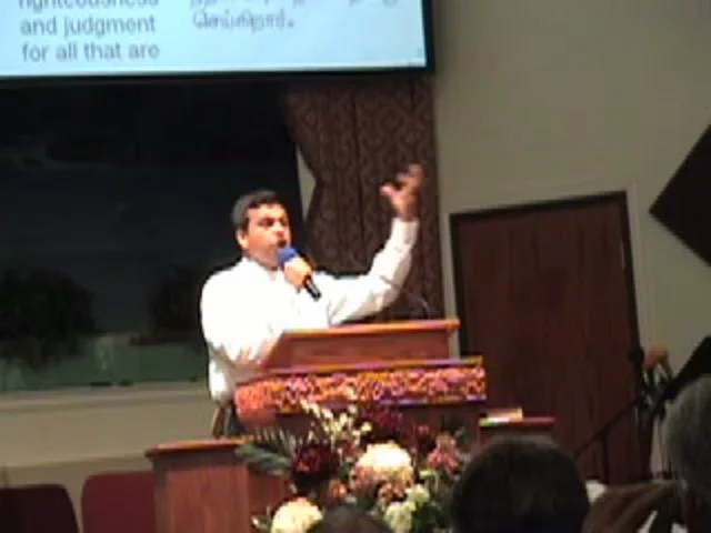 9/20/09 Pr. Shibu Thomas, Sharon Dallas Church on Vimeo