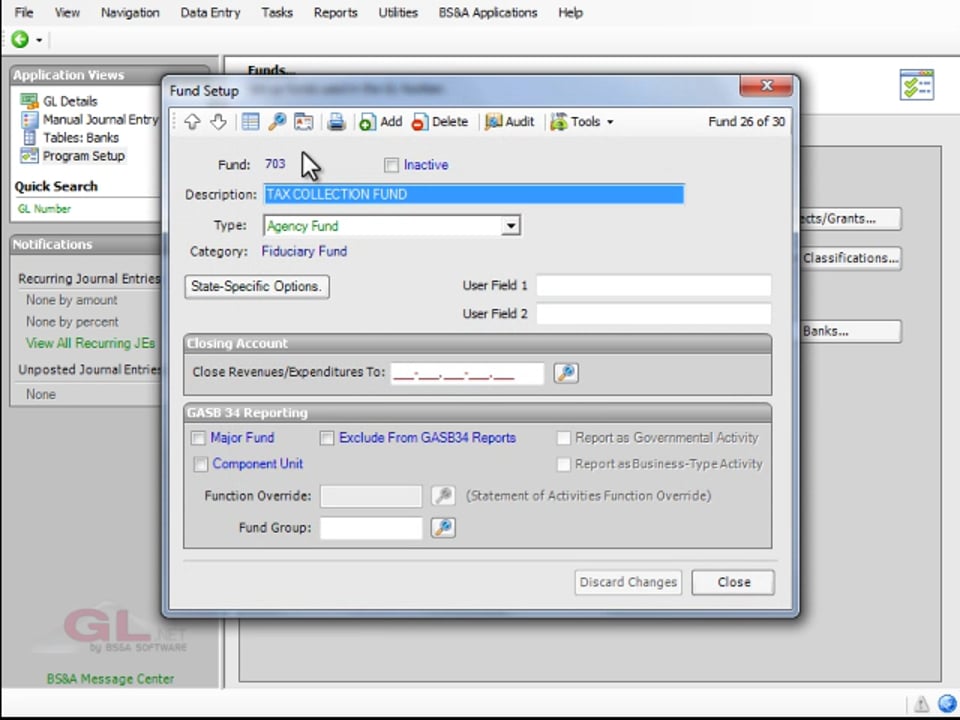 Year End Close Procedure