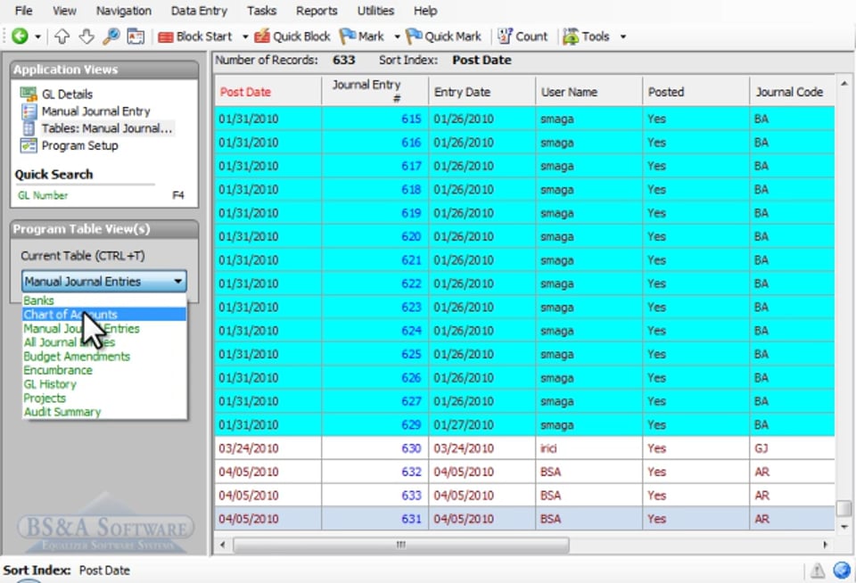 Reversing a Manual Journal Entry