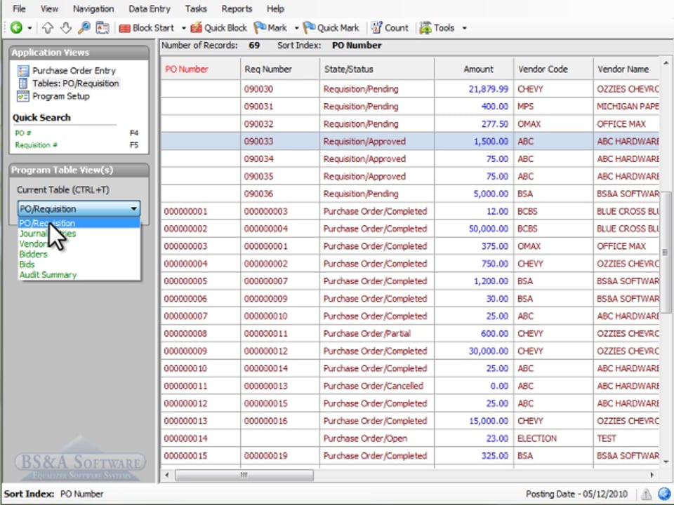Approving a Requisition