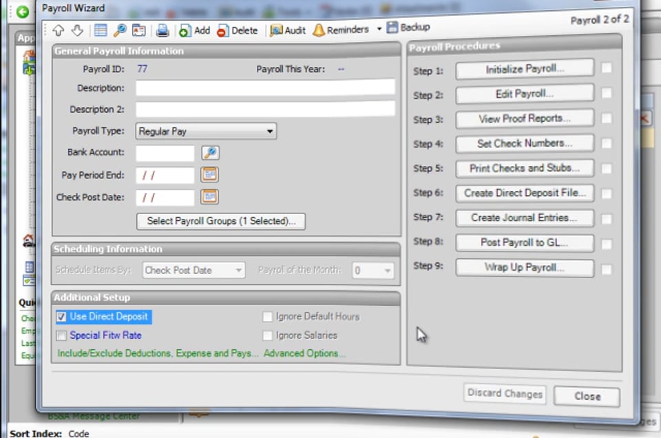 Equipment Rental Setup