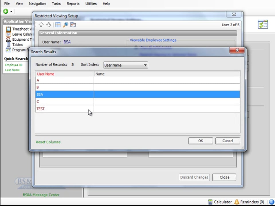 Restricted Viewing Settings