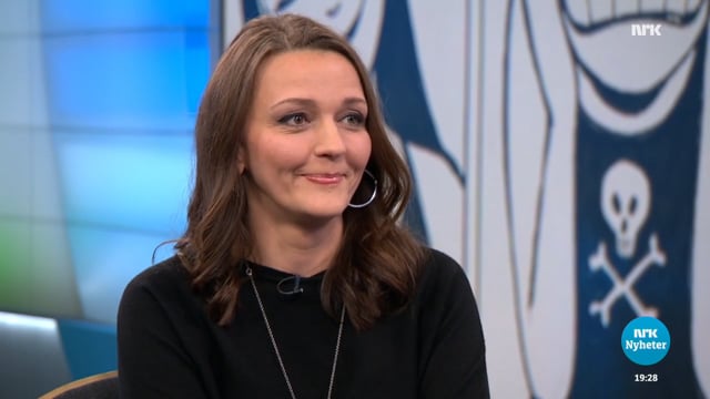 Lise Myhre / Nemi på NRK Dagsrevyen 25.10.2017
