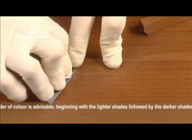 Video tutorial on surface treatments of wood, Borma Wachs
