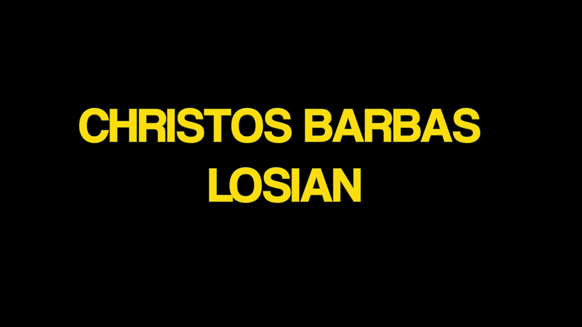 Christos Barbas - Losian
