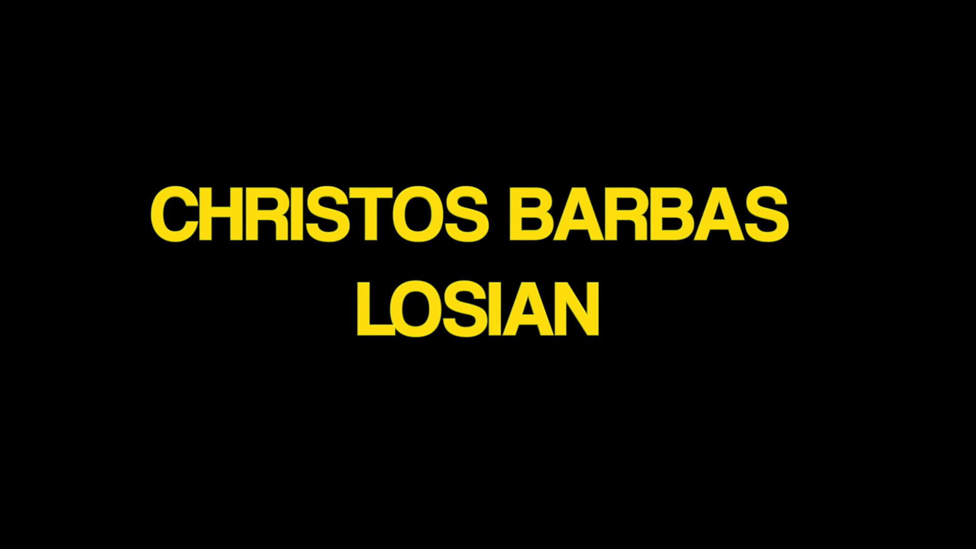 Christos Barbas - Losian