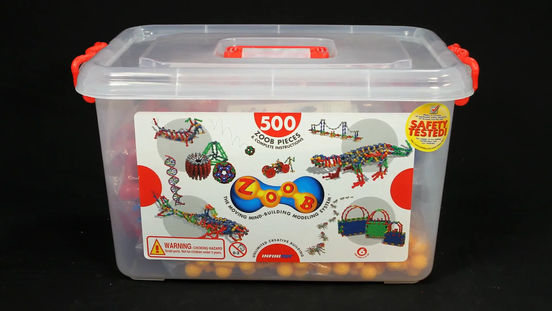 ZOOB 500 Piece Building Set