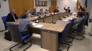 El ple aprova les tres mocions amb l'únic vot en contra del regidor del PP