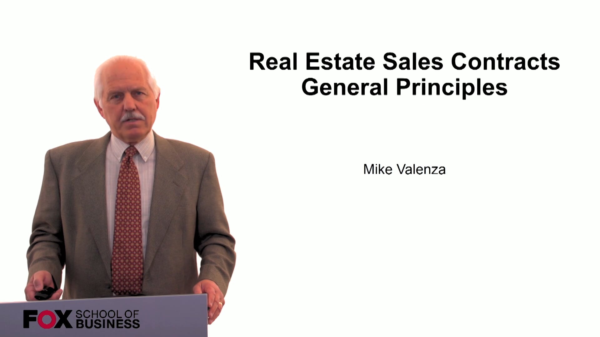 Real Estate Sales Contracts General Principles