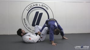 De La Riva and Lasso Guard Sweep when an Opponent Defends by Posting