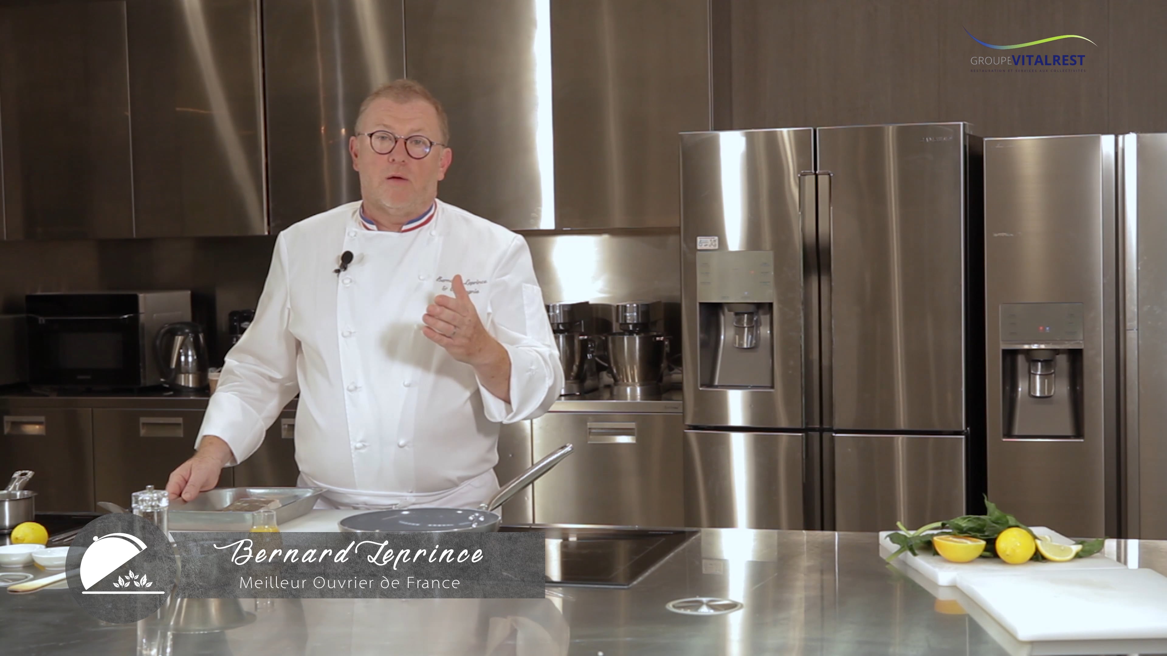 RECETTE CABILLAUD ROTI POLENTA ORANGE - BERNARD LEPRINCE MOF - GROUPE VITALREST