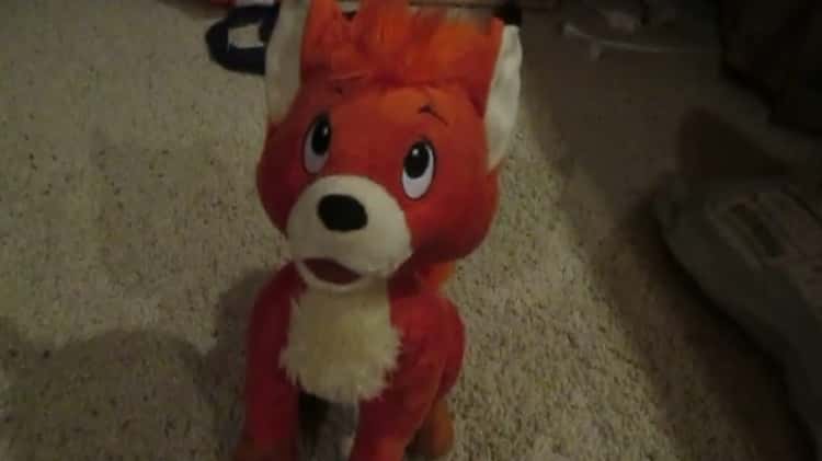 Disney store fox 2025 and the hound plush