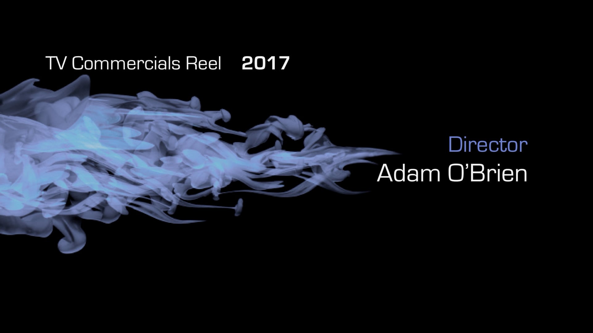 TV Commercial Reel - 2017