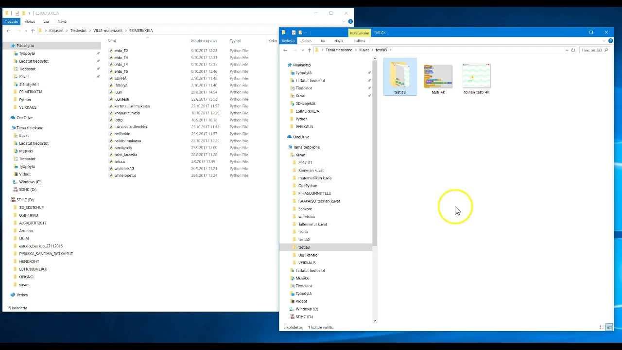 Windows 10. Tiedostojen Ja Kansioiden Käsittely Leikepöydällä On Vimeo