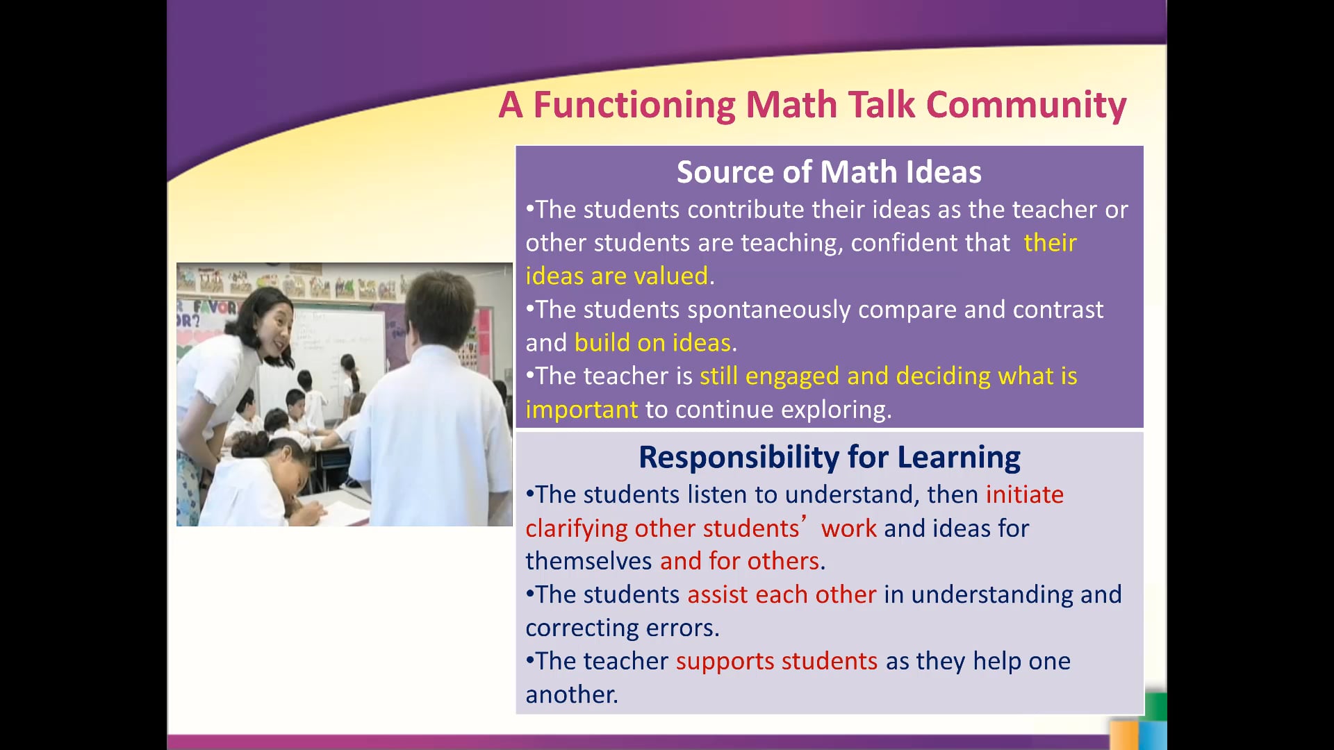 Part 2 - Math Talk Community