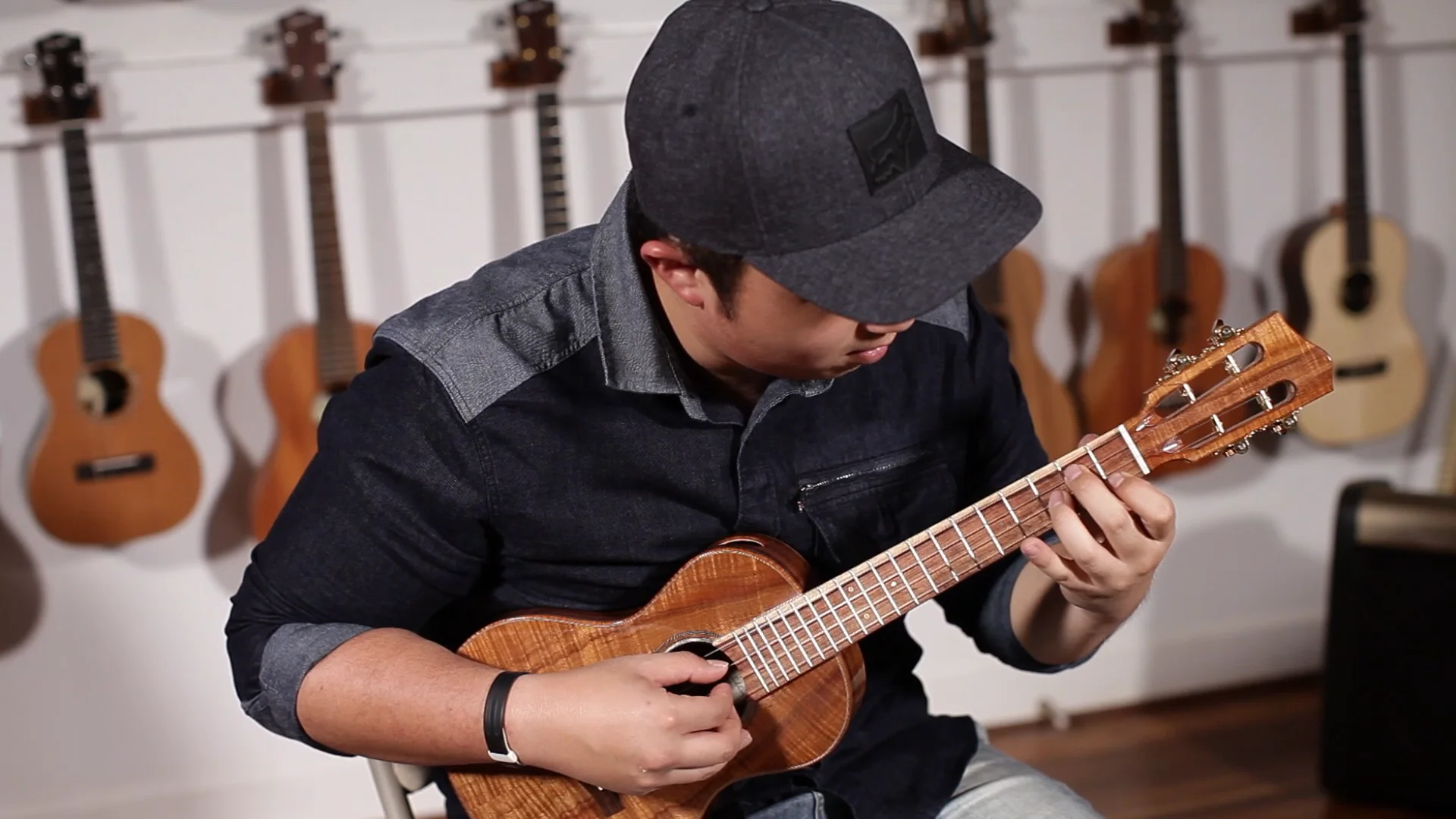 The Ukulele Site | Lotus Acoustics Koa Tenor Custom #8