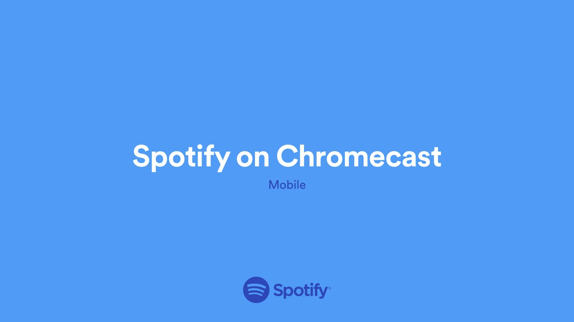 Using Spotify on Chromecast on Vimeo