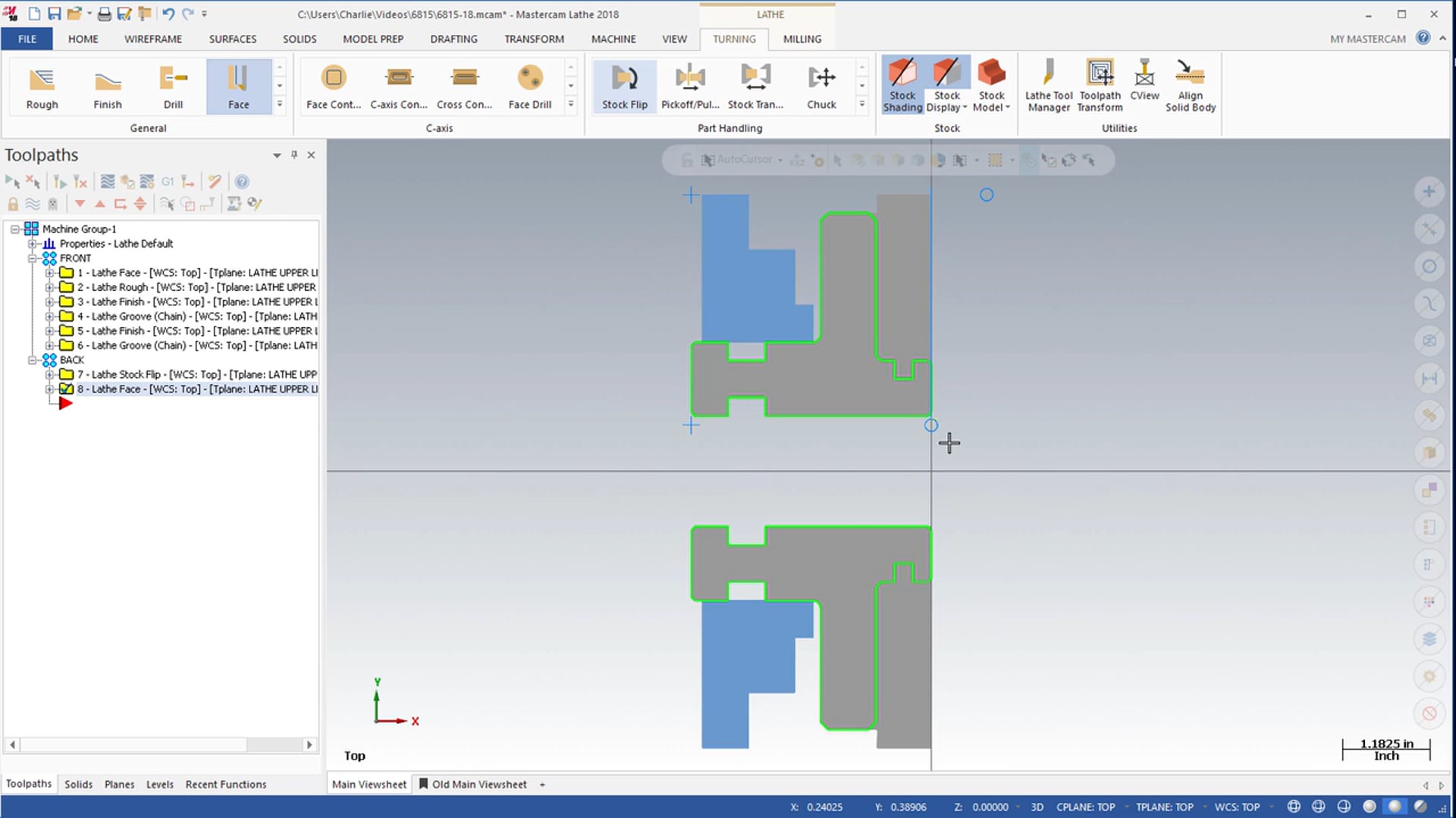 Lathe Part Handling