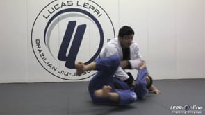 De La Riva Guard to Single Leg Sweep and Pass