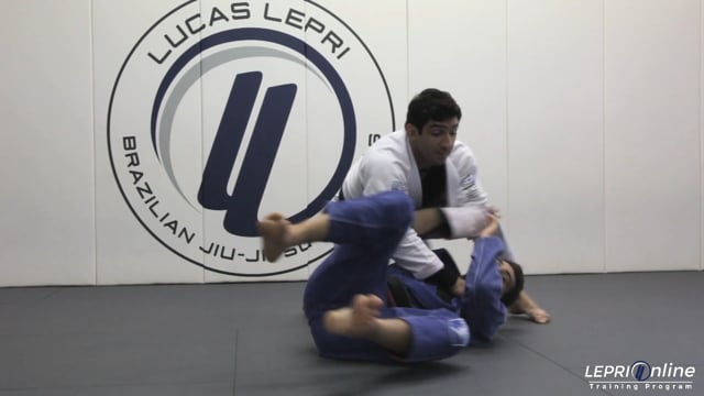 De La Riva Guard to Single Leg Sweep and Pass
