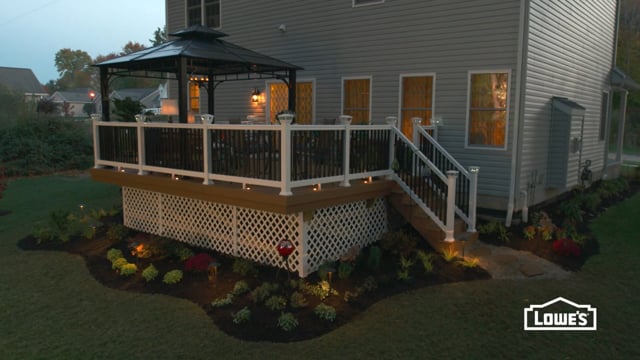 Lowe's - How to Build a Deck: Finishing Touches