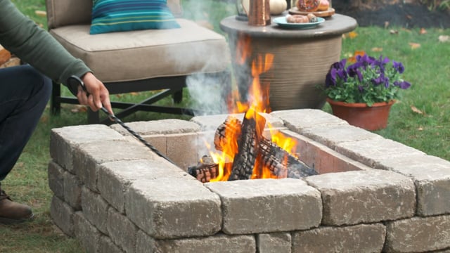 Lowe's How to Build a Modern Fire Pit