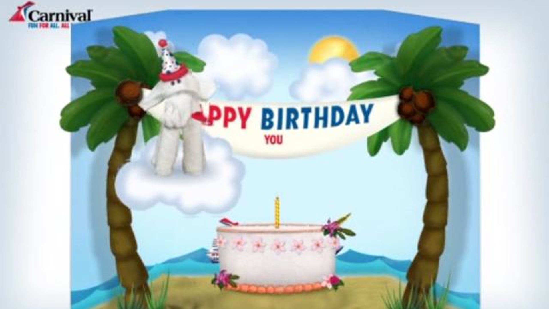 Birthday e-card experience