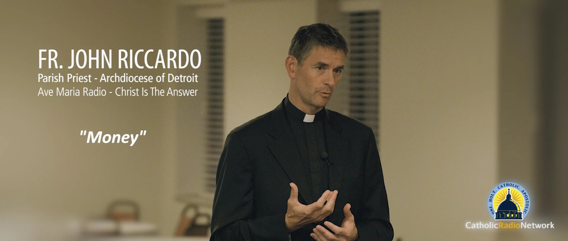 Fr. John Riccardo - Fr. John Riccardo - Talk 1 Money on Vimeo