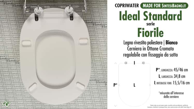 Copriwater FIORILE IDEAL STANDARD. Ricambio DEDICATO on Vimeo