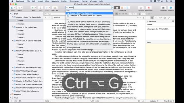 Finding Your Words with Quick Search