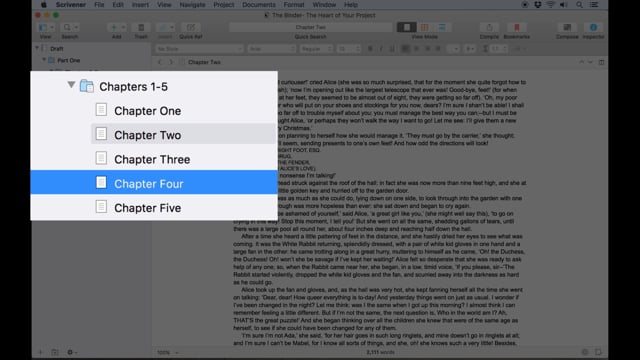 Getting Oriented in the Binder