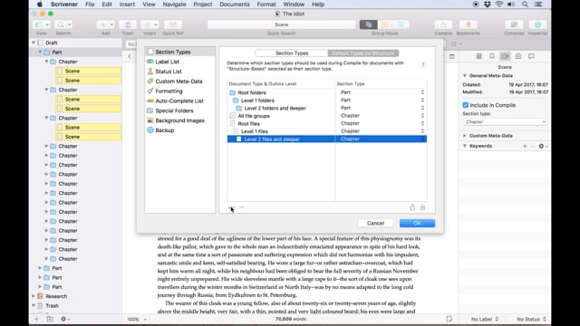 Compiling Your Work Part 3 – Automating Section Types