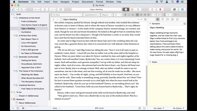 An Introduction to Scrivener