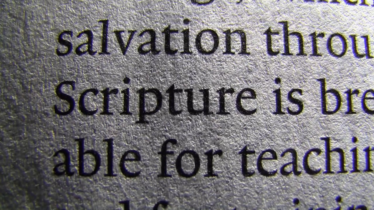 종교개혁 수련회 / Sola Scriptura